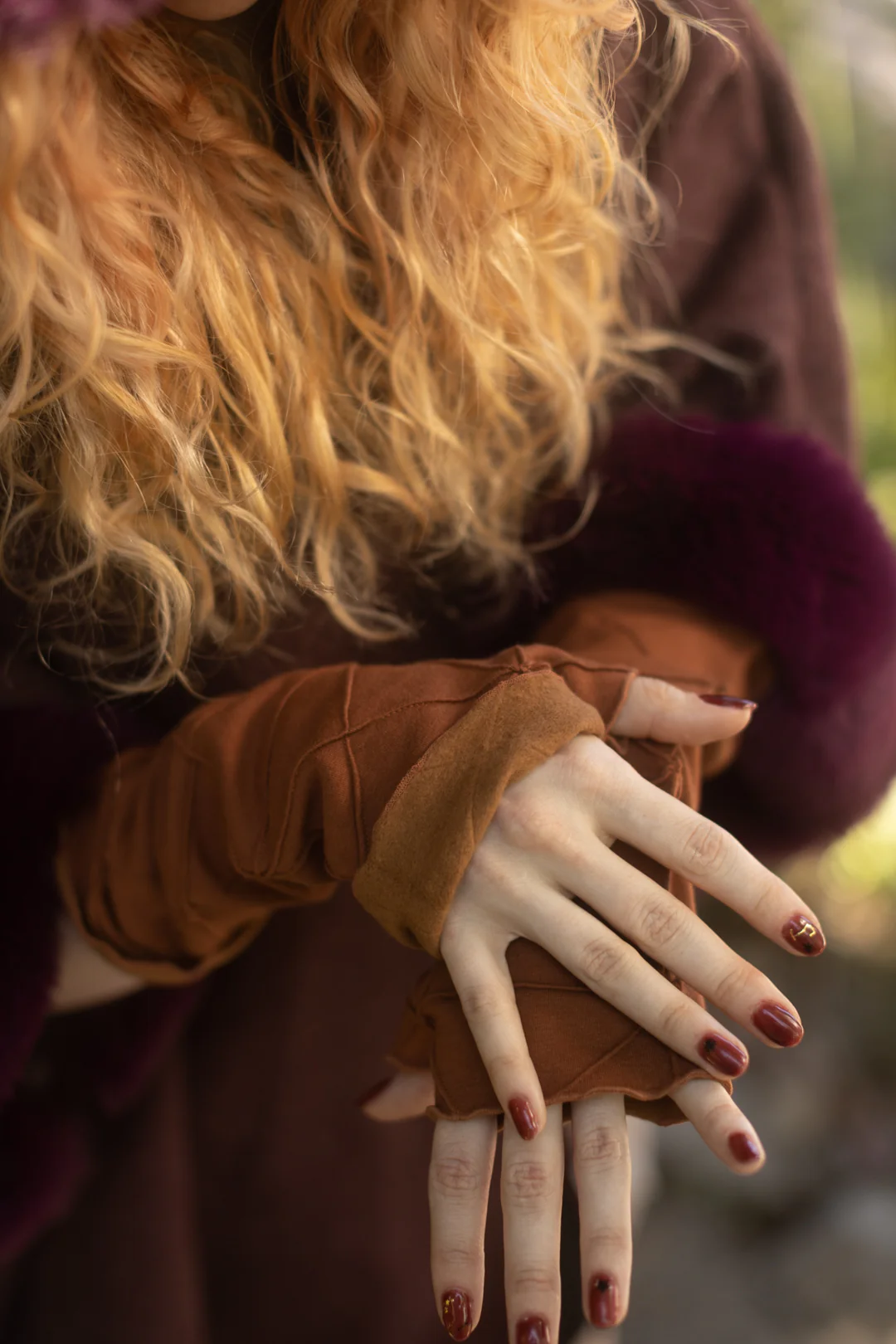 Bamboo Fleece Textured Arm Warmers - Image 14