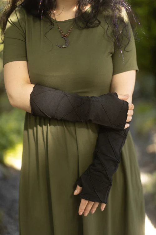 Bamboo Fleece Textured Arm Warmers - Image 4