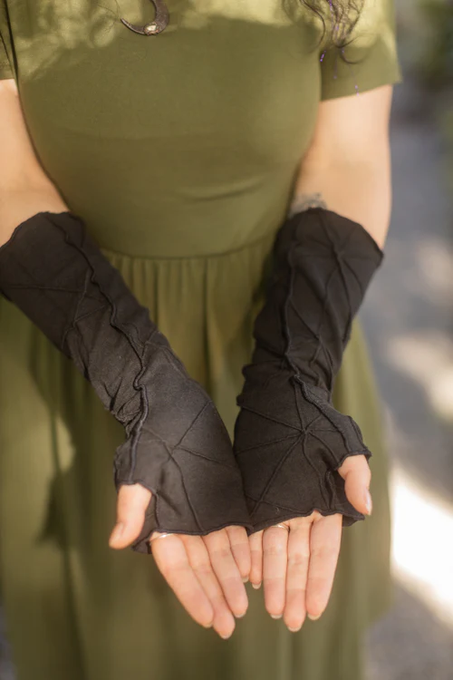 Bamboo Fleece Textured Arm Warmers - Image 6