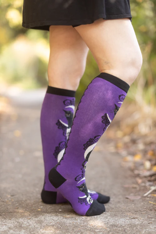 Black Cat Moon Knee High - Image 7