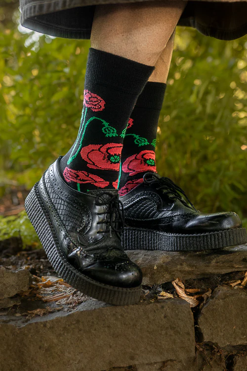 Botanical Nouveau Crew Socks - Image 3