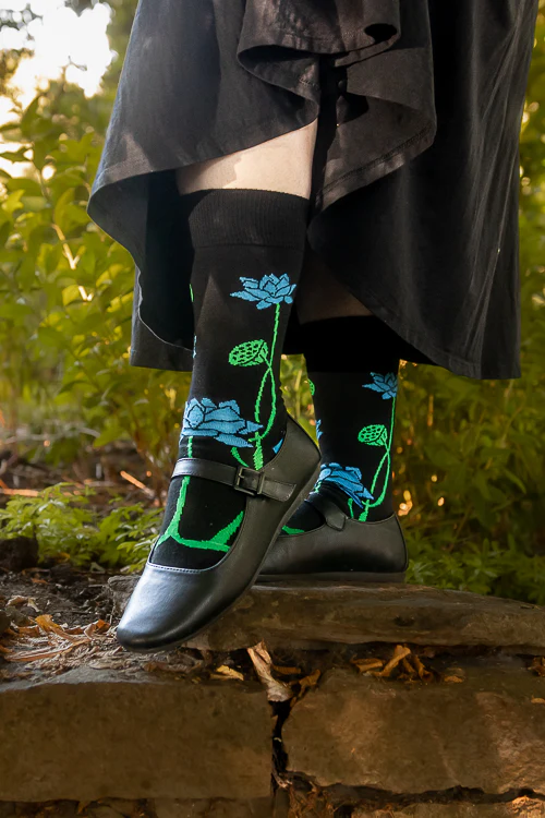 Botanical Nouveau Crew Socks - Image 5
