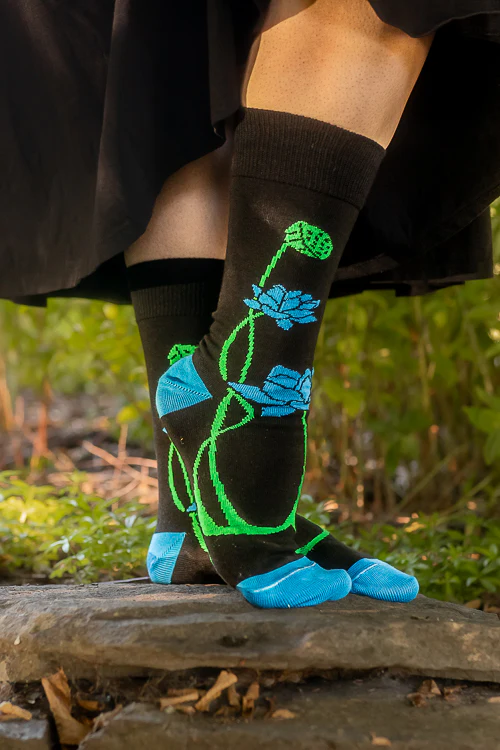 Botanical Nouveau Crew Socks - Image 6