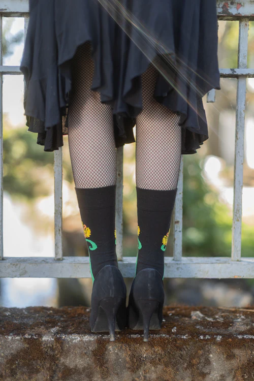 Botanical Nouveau Crew Socks - Image 8