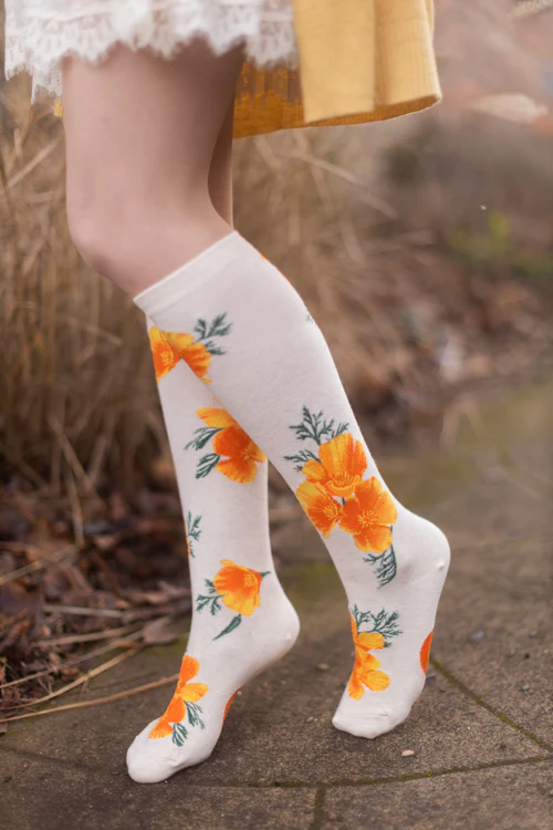 California Poppy Knee High - Image 3