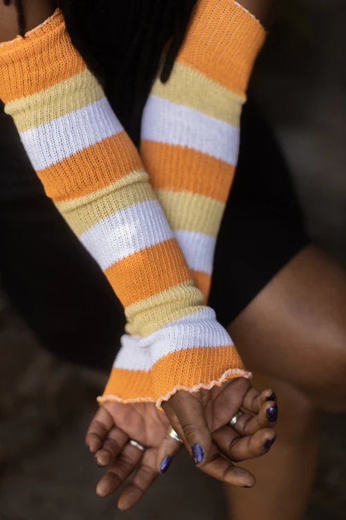 Candy Corn Stripes Warmers - Image 3