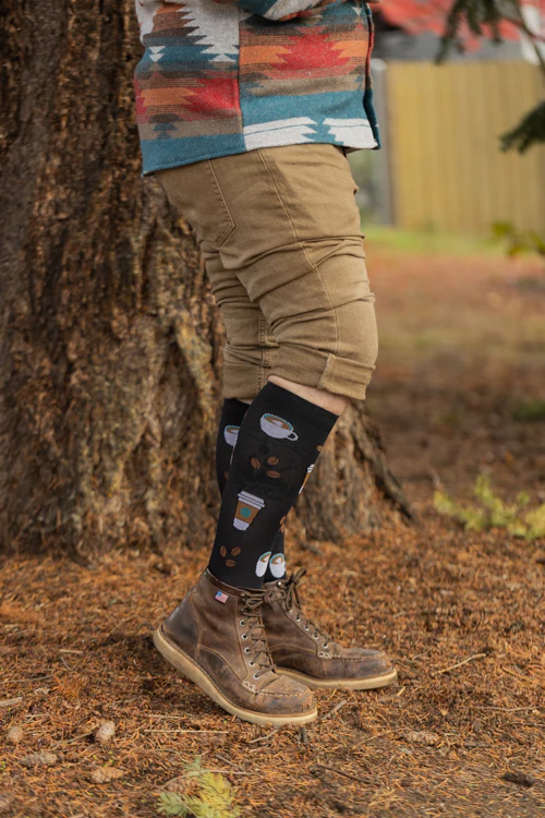 Coffee Compression Knee High - Image 3