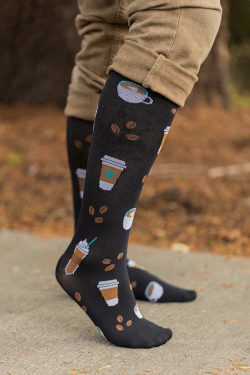 Coffee Compression Knee High - Image 4