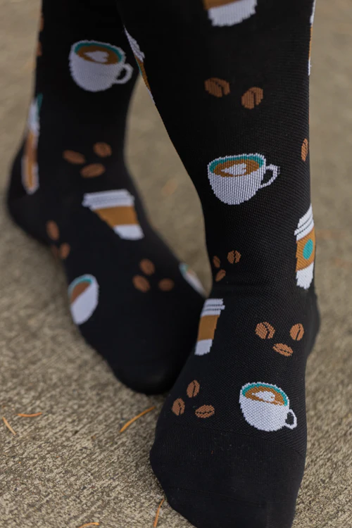 Coffee Compression Knee High - Image 5