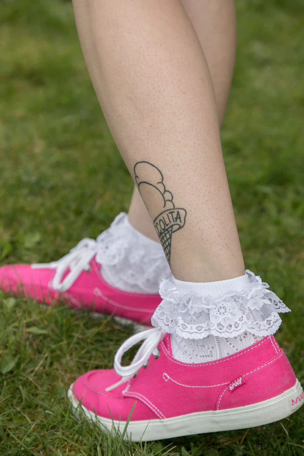 Crochet Heart Lace Top Anklets - Image 6