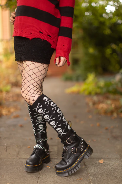 Crossbones Knee High - Image 5