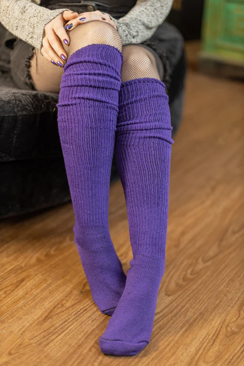 Cuffable Scrunchable Knee High Socks - Image 3