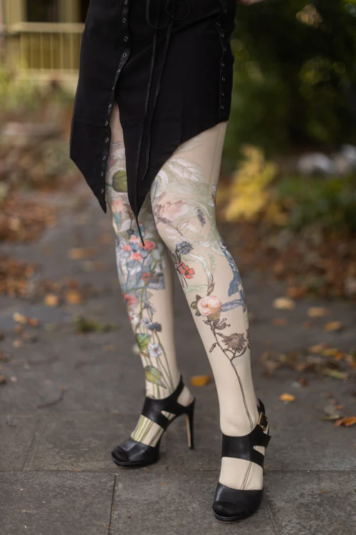 Dragees Printed Tights - Image 3