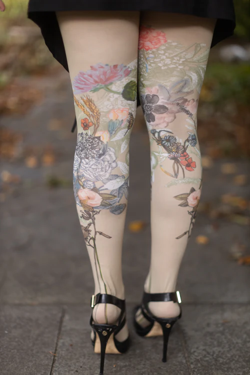 Dragees Printed Tights - Image 7