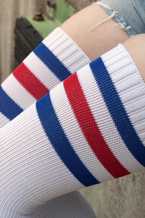 Longer Americana Thigh High Socks - Image 25