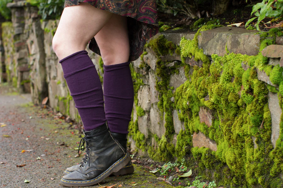 Roll Top Knee Socks - Image 11