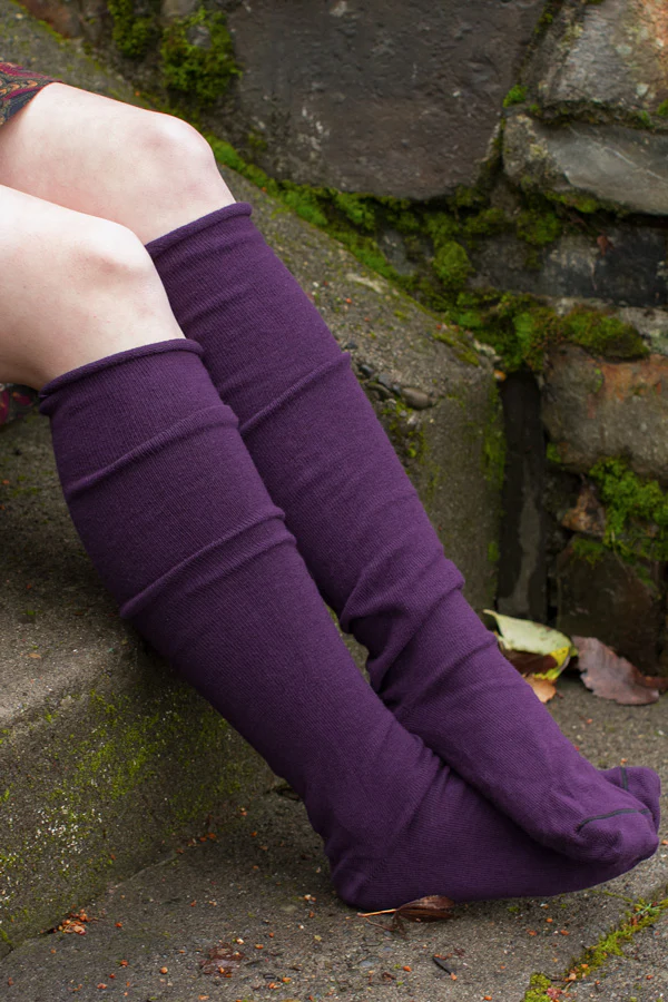 Roll Top Knee Socks - Image 9