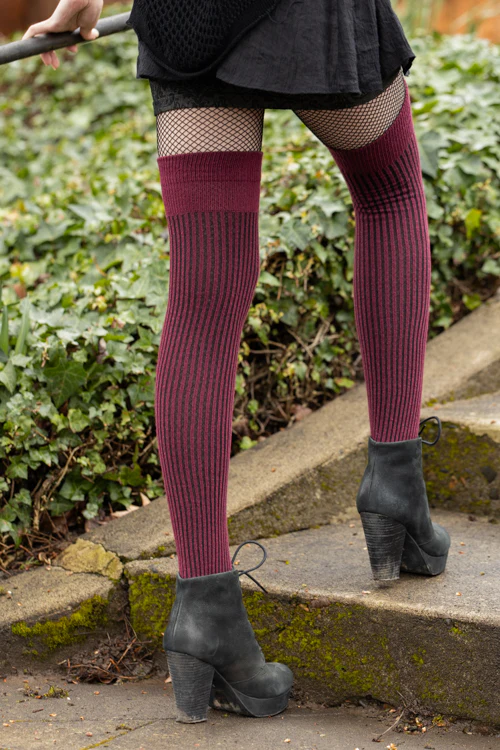 Vertical Lines Thigh High - Image 11