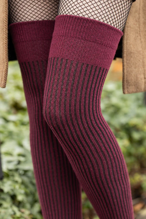 Vertical Lines Thigh High - Image 12