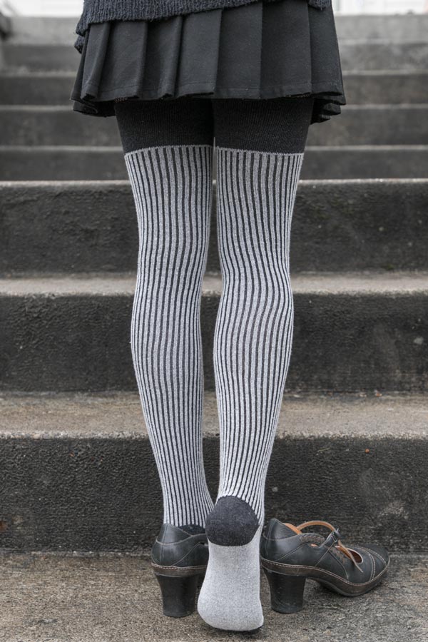 Vertical Lines Thigh High - Image 15