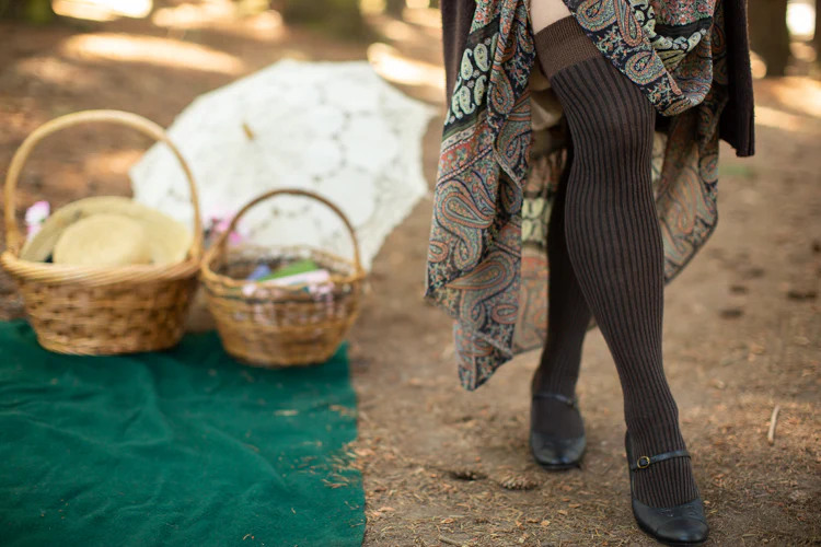 Vertical Lines Thigh High - Image 9
