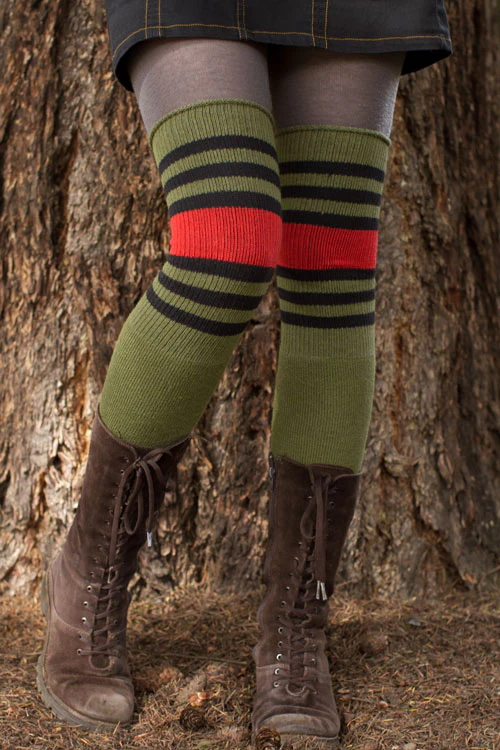 Dreamy Striped OTK Tube Socks - Image 3