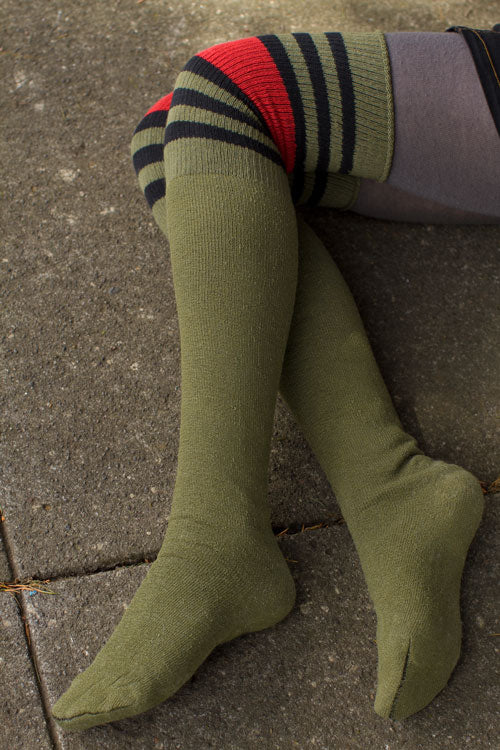 Dreamy Striped OTK Tube Socks - Image 4