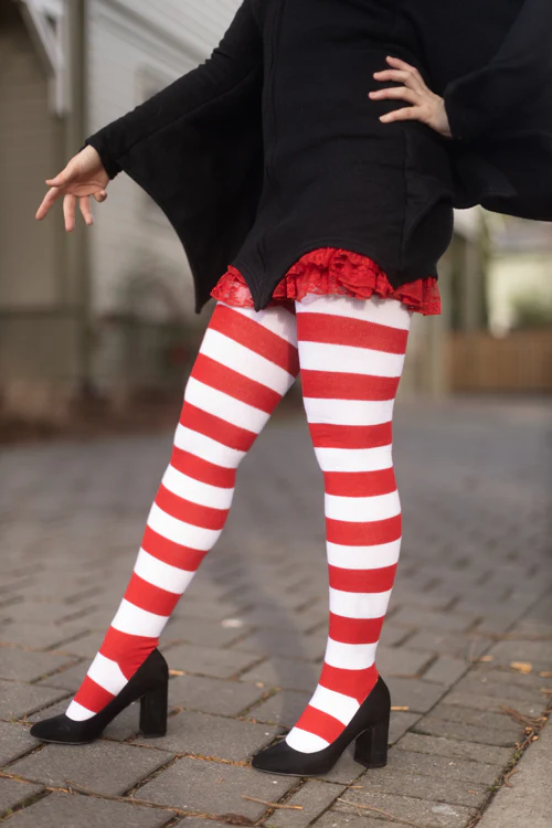 Longer Candy Cane Stripe Extraordinary Socks - Image 4