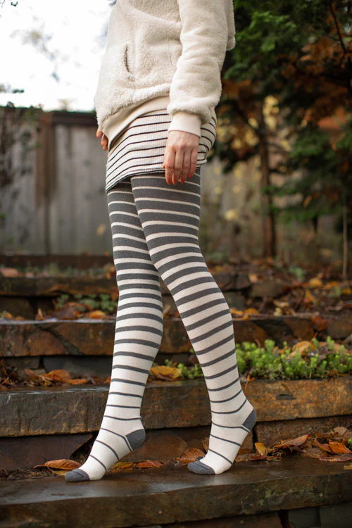 Longer Gradient Stripe Extraordinary Thigh High - Image 10