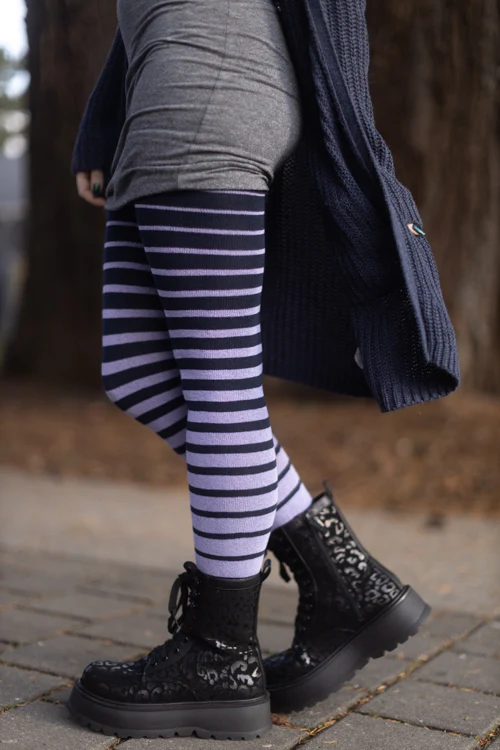 Longer Gradient Stripe Extraordinary Thigh High - Image 22