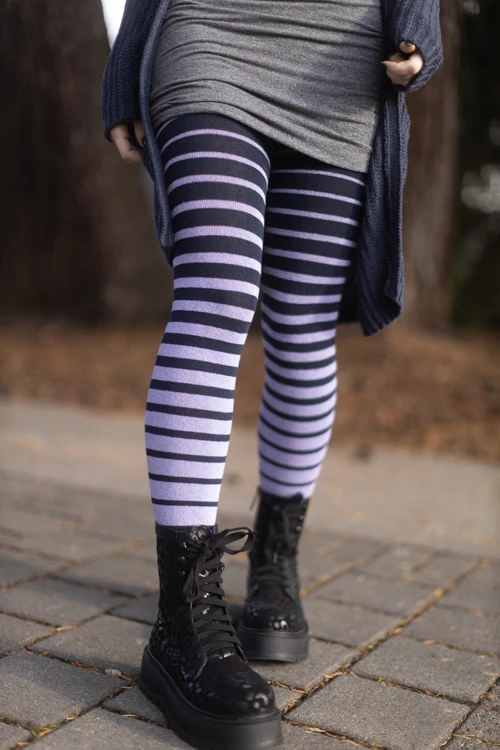 Longer Gradient Stripe Extraordinary Thigh High - Image 23