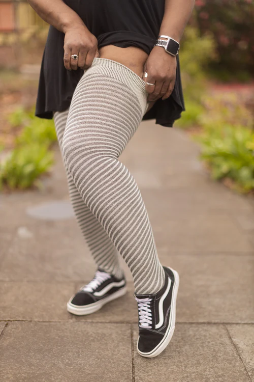 Longer Spiral Wool Extraordinary Thigh High* - Image 3