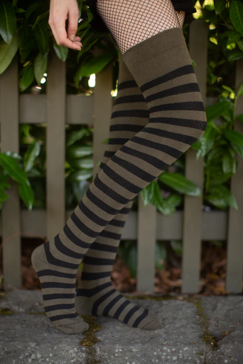 Forest Stripes Extraordinary Thigh High - Image 2