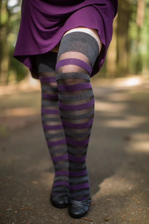 Gossamer Stripes Extraordinary Thigh High - Image 5