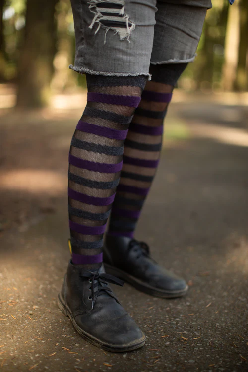 Gossamer Stripes Extraordinary Thigh High - Image 8