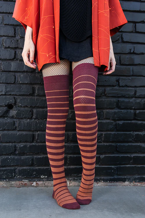 Gradient Stripes Extraordinary Thigh High - Image 6