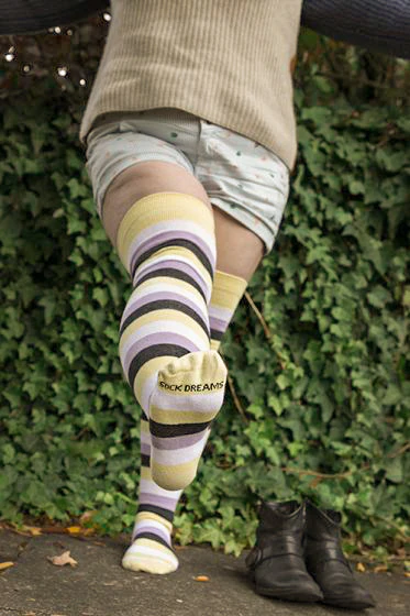 Pride Stripes Extraordinary Thigh High Socks - Image 32