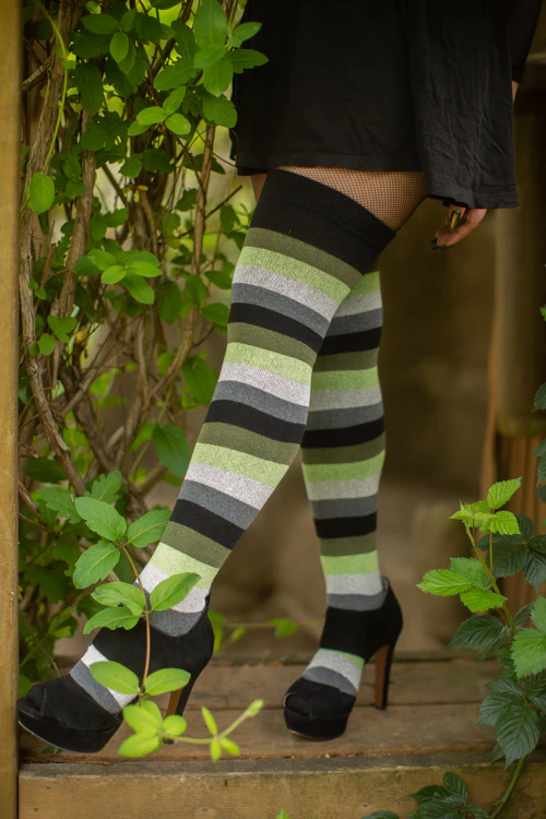 Pride Stripes Extraordinary Thigh High Socks - Image 5