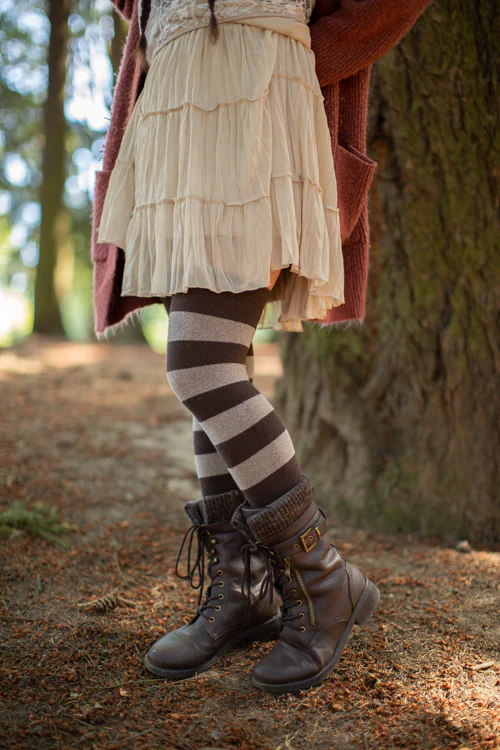 Striped Extraordinary Thigh High Socks - Image 25