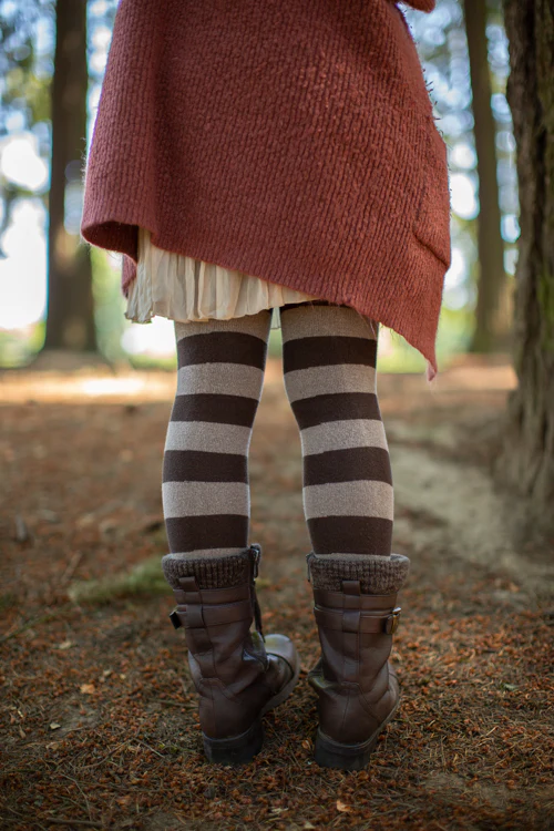 Striped Extraordinary Thigh High Socks - Image 26