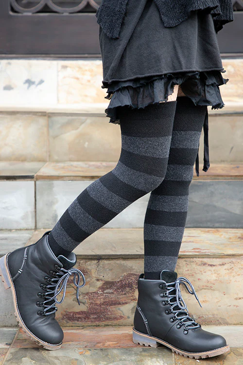 Striped Extraordinary Thigh High Socks - Image 5