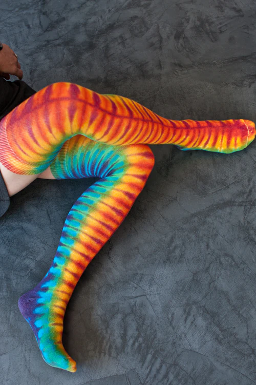Tie Dyed Extraordinary Thigh High - Image 5