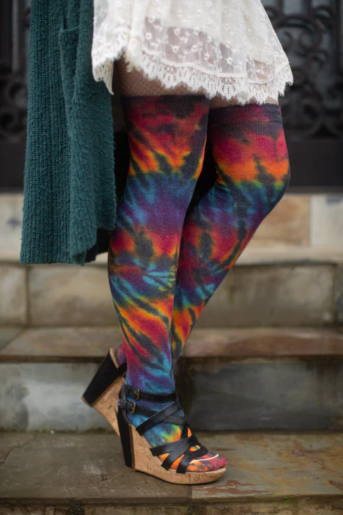 Tie Dyed Extraordinary Thigh High - Image 6