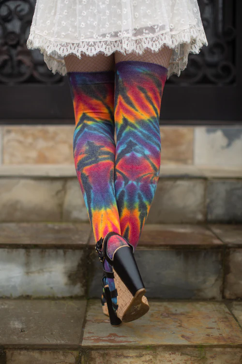 Tie Dyed Extraordinary Thigh High - Image 7
