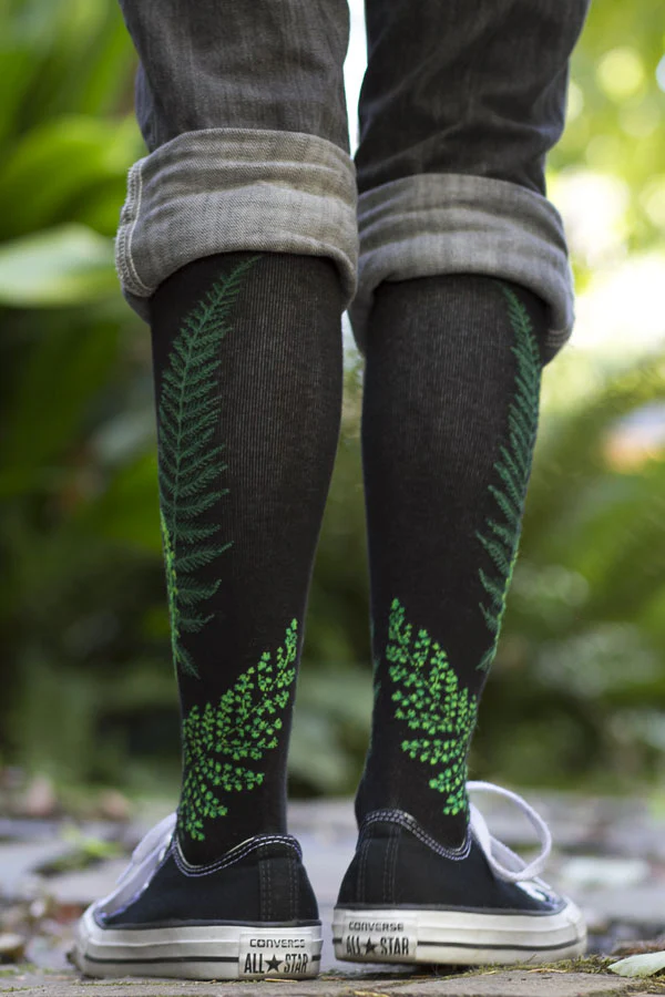 Ferns and Fiddleheads Knee High - Image 2