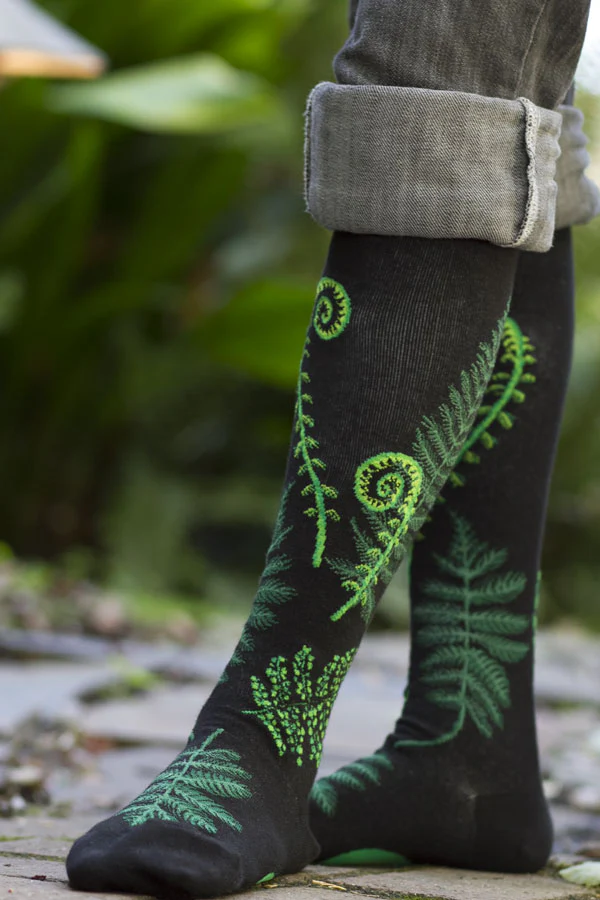 Ferns and Fiddleheads Knee High - Image 3