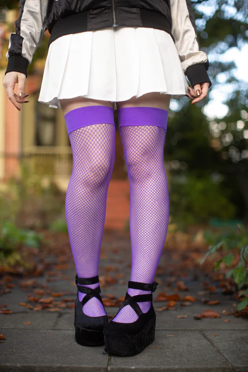 Fishnet Thigh High - Image 17