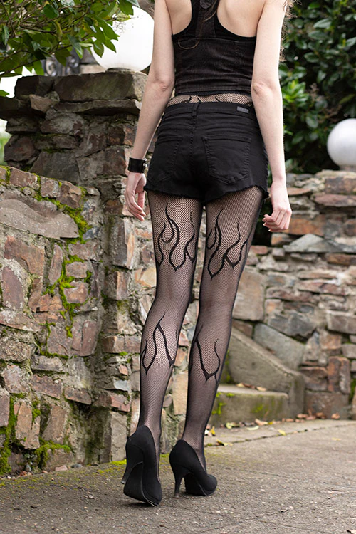 Flame Net Tights - Image 2