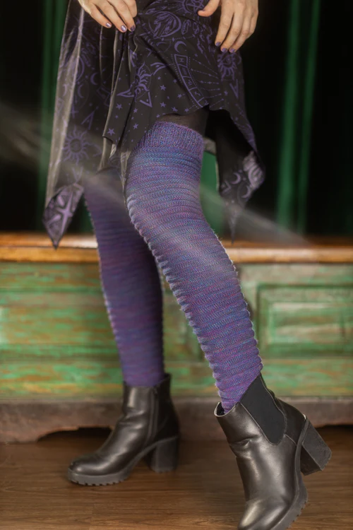 Galaxy Slinky Thigh High Socks - Image 3