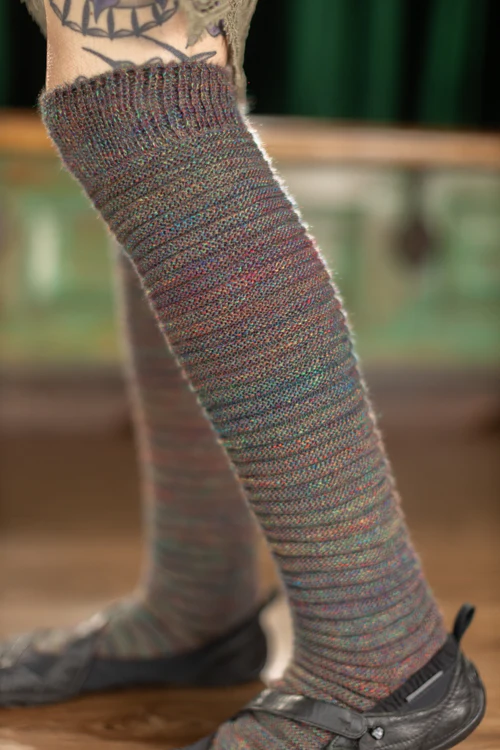 Galaxy Slinky Thigh High Socks - Image 6
